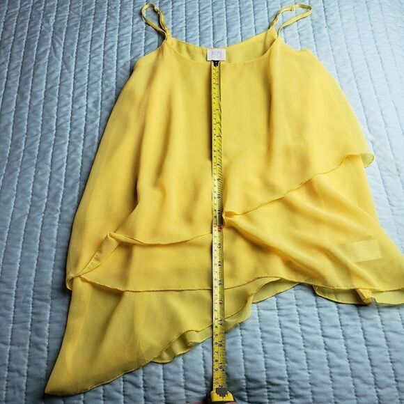 SUZY shier  gorgeous tank top, flowy layers. So pretty - Picture 6 of 7
